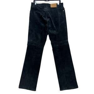 Skotts Suede Washable Pants 10 32 Black Leather Bootcut Riding Western Canada
